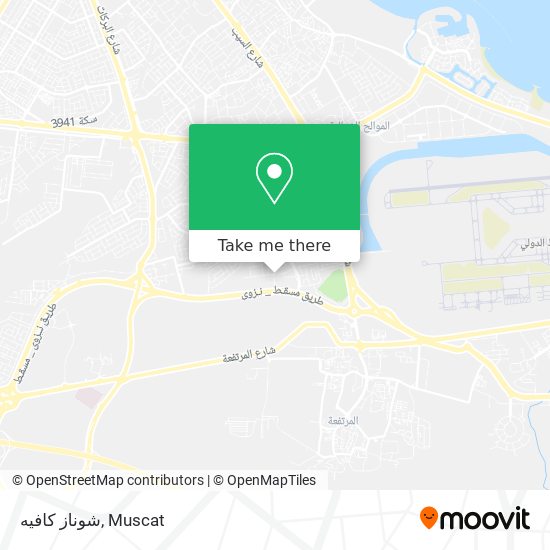 شوناز كافيه map