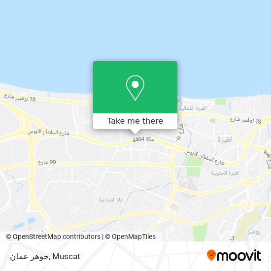 جوهر عمان map