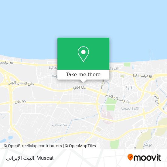 البيت الإيراني map