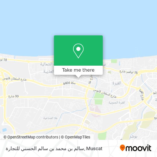 سالم بن محمد بن سالم الحسني للتجارة map
