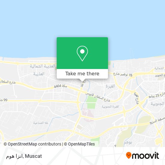 انزا هوم map