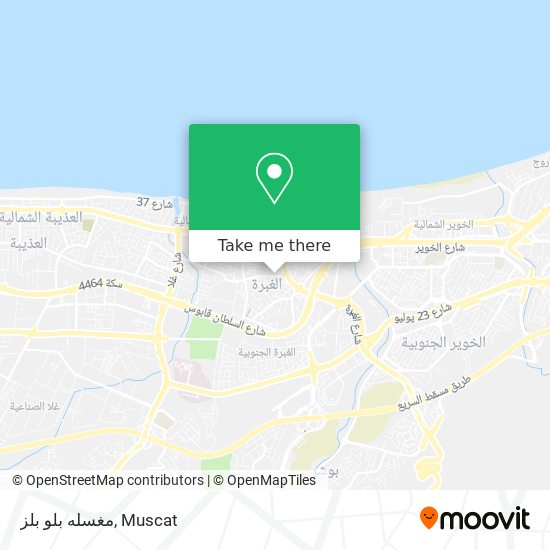 مغسله بلو بلز map