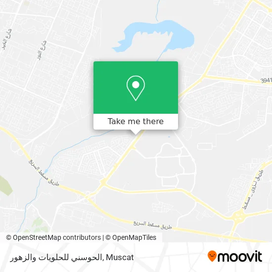 الحوسني للحلويات والزهور map