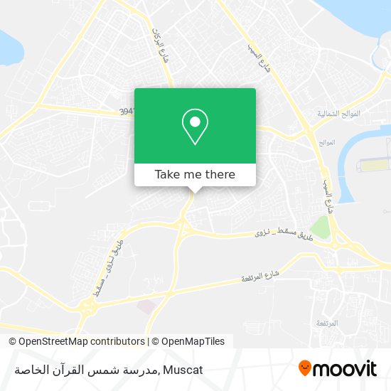مدرسة شمس القرآن الخاصة map