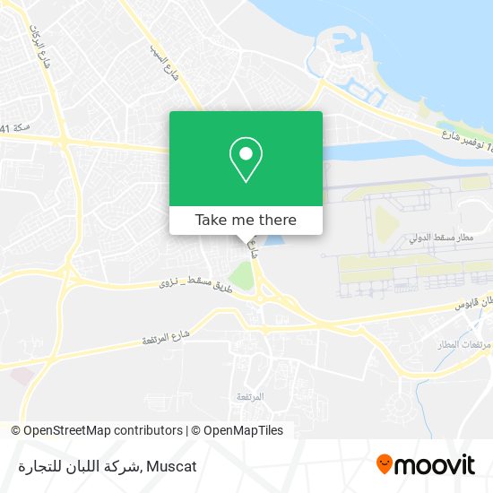 شركة اللبان للتجارة map