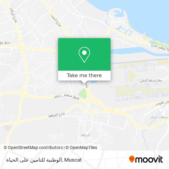 الوطنية للتامين على الحياة map