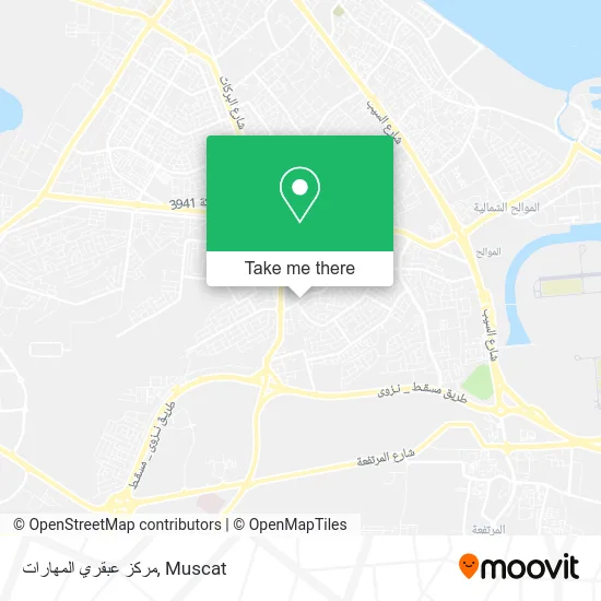 مركز عبقري المهارات map