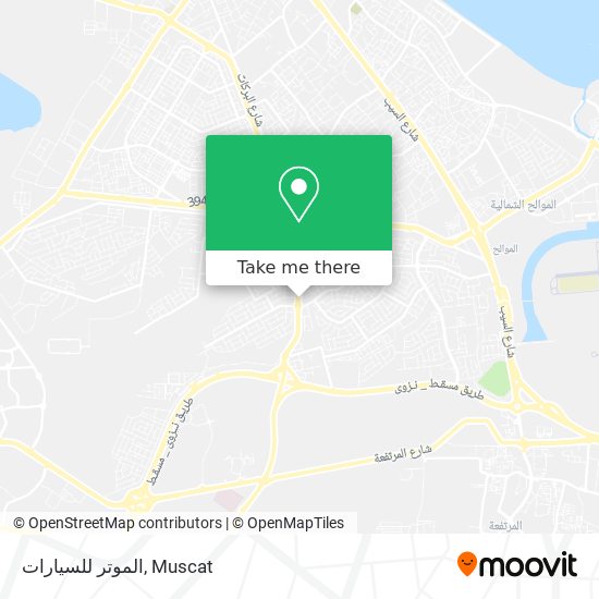 الموتر للسيارات map