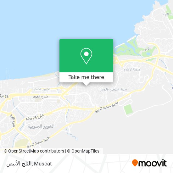 الثلج الأبيض map