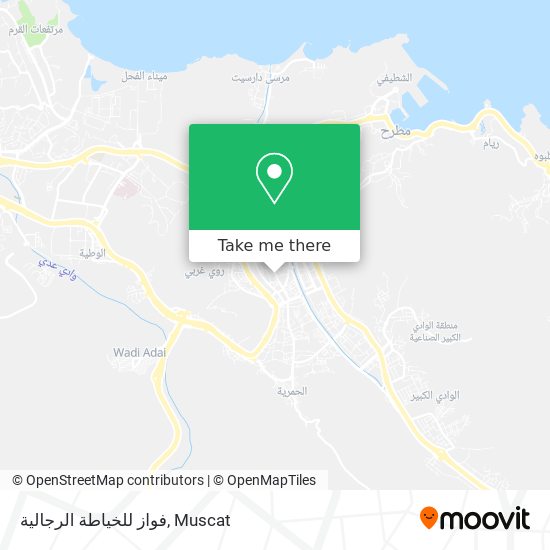 فواز للخياطة الرجالية map