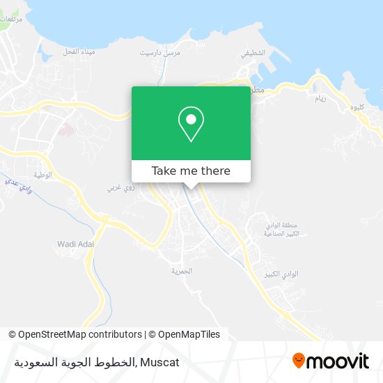 الخطوط الجوية السعودية map