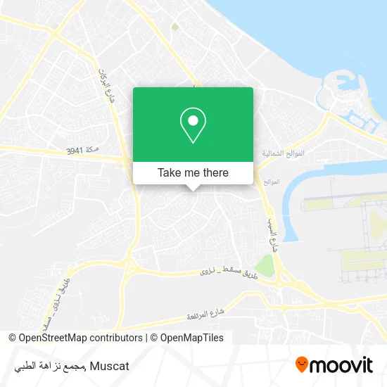 مجمع نزاهة الطبي map