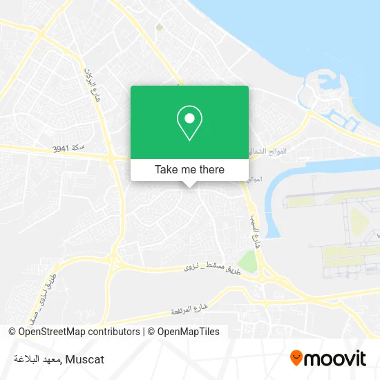معهد البلاغة map