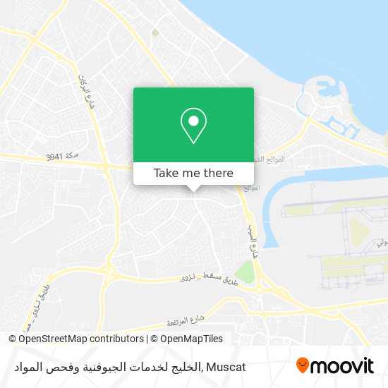 الخليج لخدمات الجيوفنية وفحص المواد map
