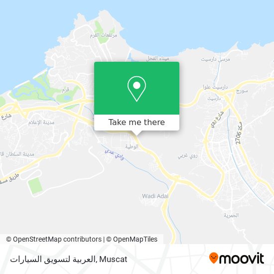 العربية لتسويق السيارات map
