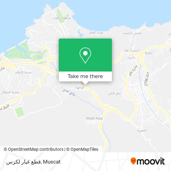 قطع غيار لكزس map