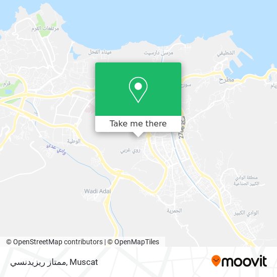 ممتاز ريزيدنسي map