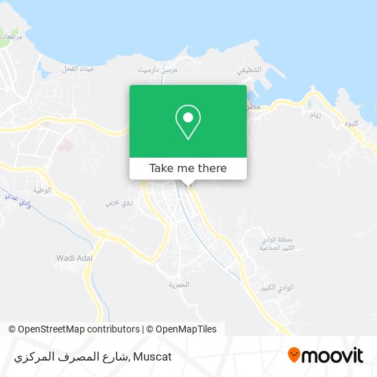 شارع المصرف المركزي map