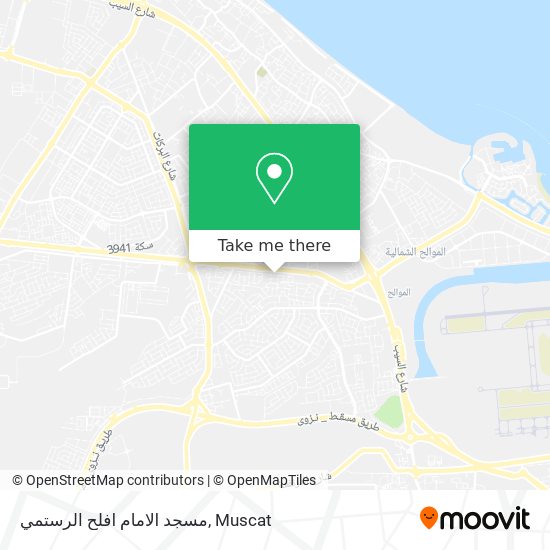 مسجد الامام افلح الرستمي map