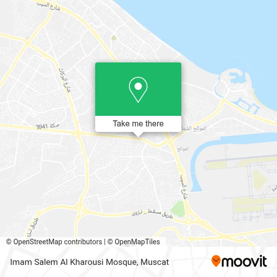 Imam Salem Al Kharousi Mosque map