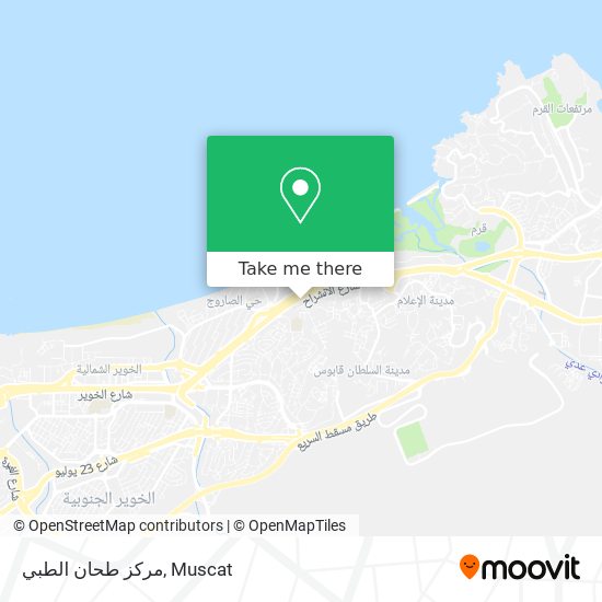 مركز طحان الطبي map