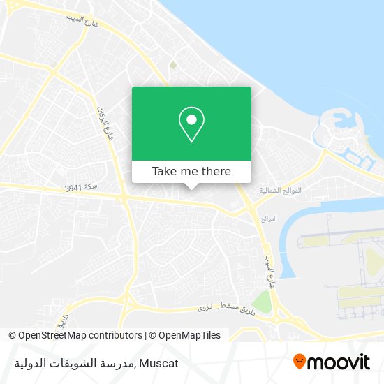 مدرسة الشويفات الدولية map