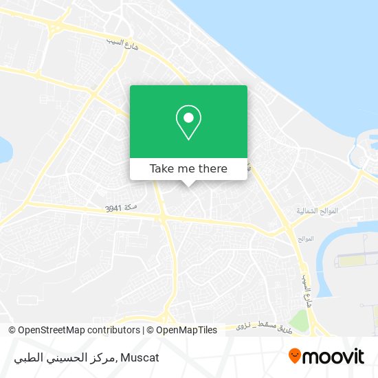 مركز الحسيني الطبي map
