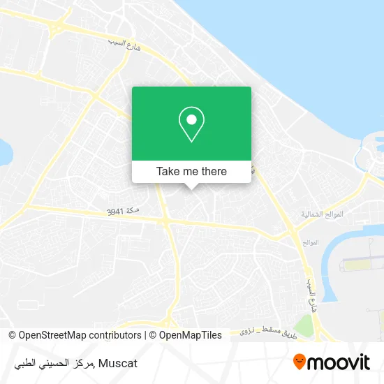 مركز الحسيني الطبي map