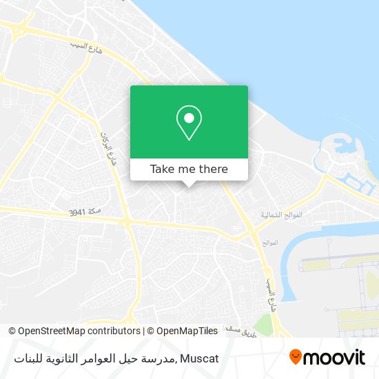 مدرسة حيل العوامر الثانوية للبنات map