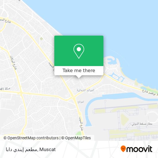 مطعم إيندي دابا map