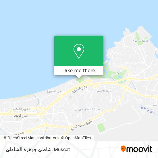 شاطئ جوهرة الشاطئ map