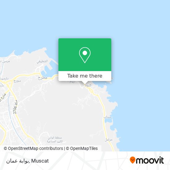 بوابة عمان map