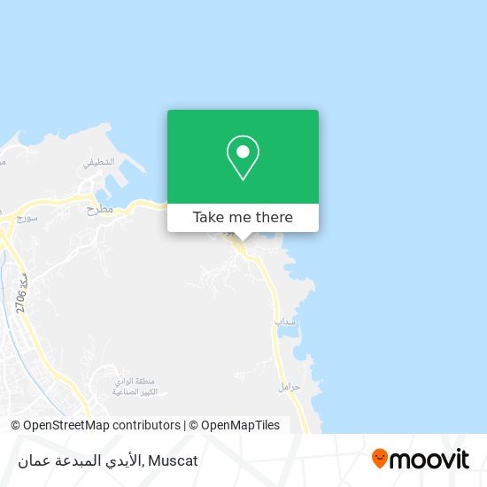الأيدي المبدعة عمان map