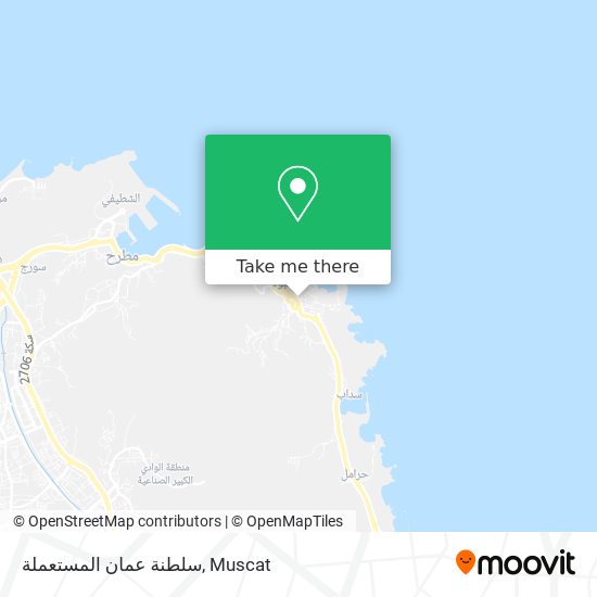 سلطنة عمان المستعملة map