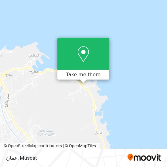 عمان map