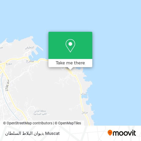 ديوان البلاط السلطان map