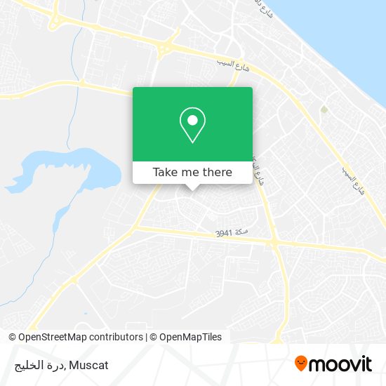 درة الخليج map