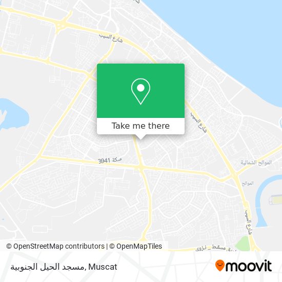 مسجد الحيل الجنوبية map