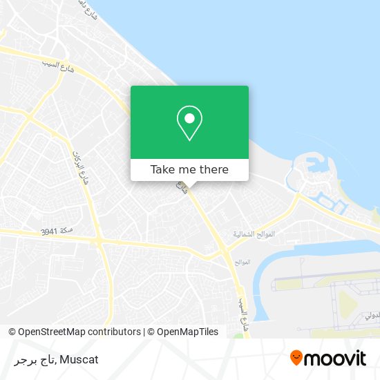 تاج برجر map