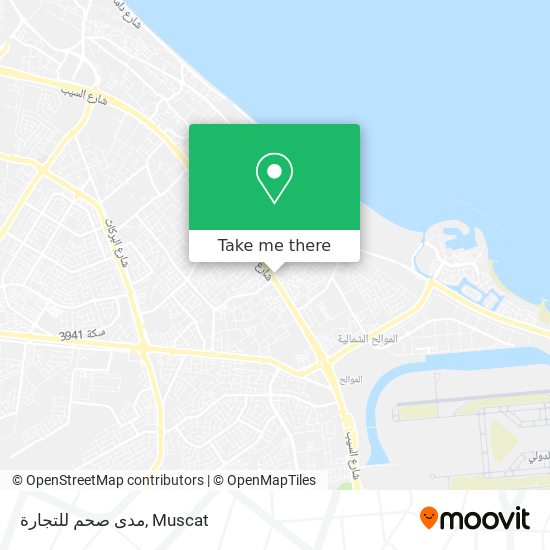 مدى صحم للتجارة map