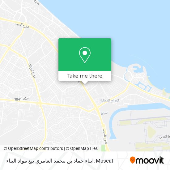 ابناء حماد بن محمد العامري بيع مواد البناء map