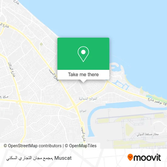 مجمع مجان التجاري السكني map