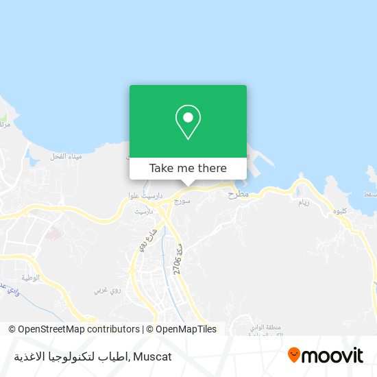 اطياب لتكنولوجيا الاغذية map