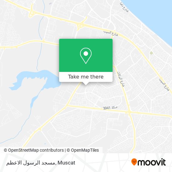 مسجد الرسول الاعظم map