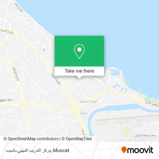 مركز التدريب المهني بالسيب map
