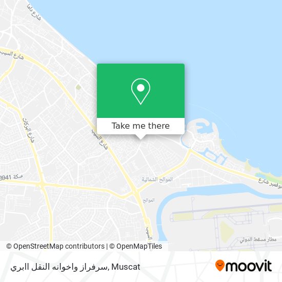 سرفراز واخوانه النقل اابري map