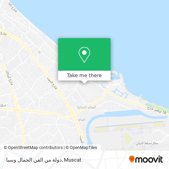 دولة من الفن الجمال وسبا map