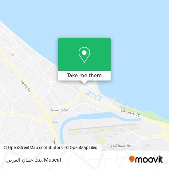 بنك عمان العربي map