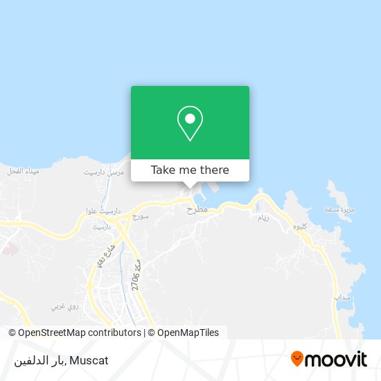 بار الدلفين map