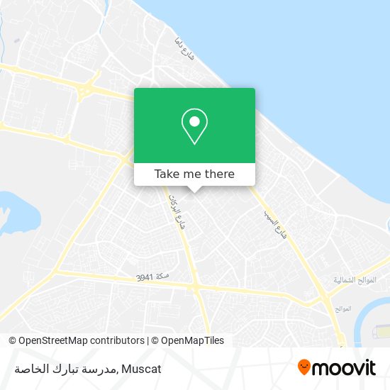 مدرسة تبارك الخاصة map